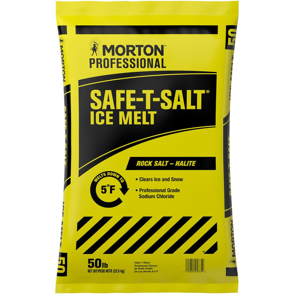 Miracle Melt - 10 50lb Bags De-Icing Salt for Driveway, Sidewalk, Walkway  Down to -15 Degrees Fahrenheit Rock Salt