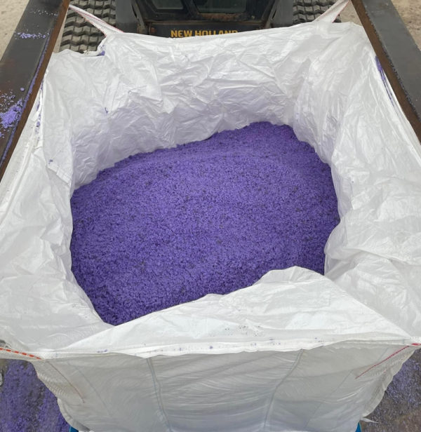 Ice Melt Milwaukee Super Sack Purple Treated Road Salt